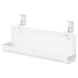 IKEA FÖRSÄSONG White 15 Inch Cable Management Tray Desk Mount Organizer